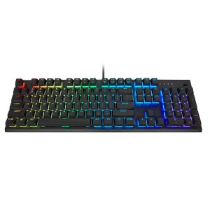 کیبورد گیمینگ مکانیکال با سیم کورسیر مدل  K60 RGB PRO CHERRY VIOLA